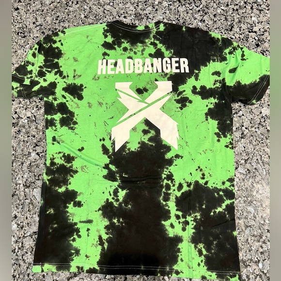 SOLD NWT- Headbanger' Unisex Tie-Dye T-Shirt - Green
Size Medium - Picture 2 of 5